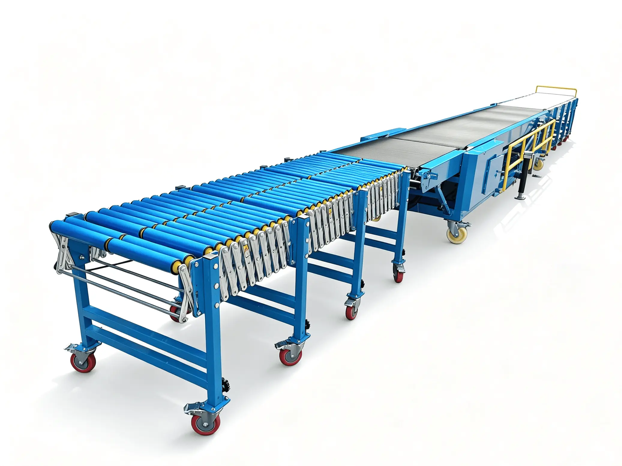 Truck Unloading Conveyor for Warehouse