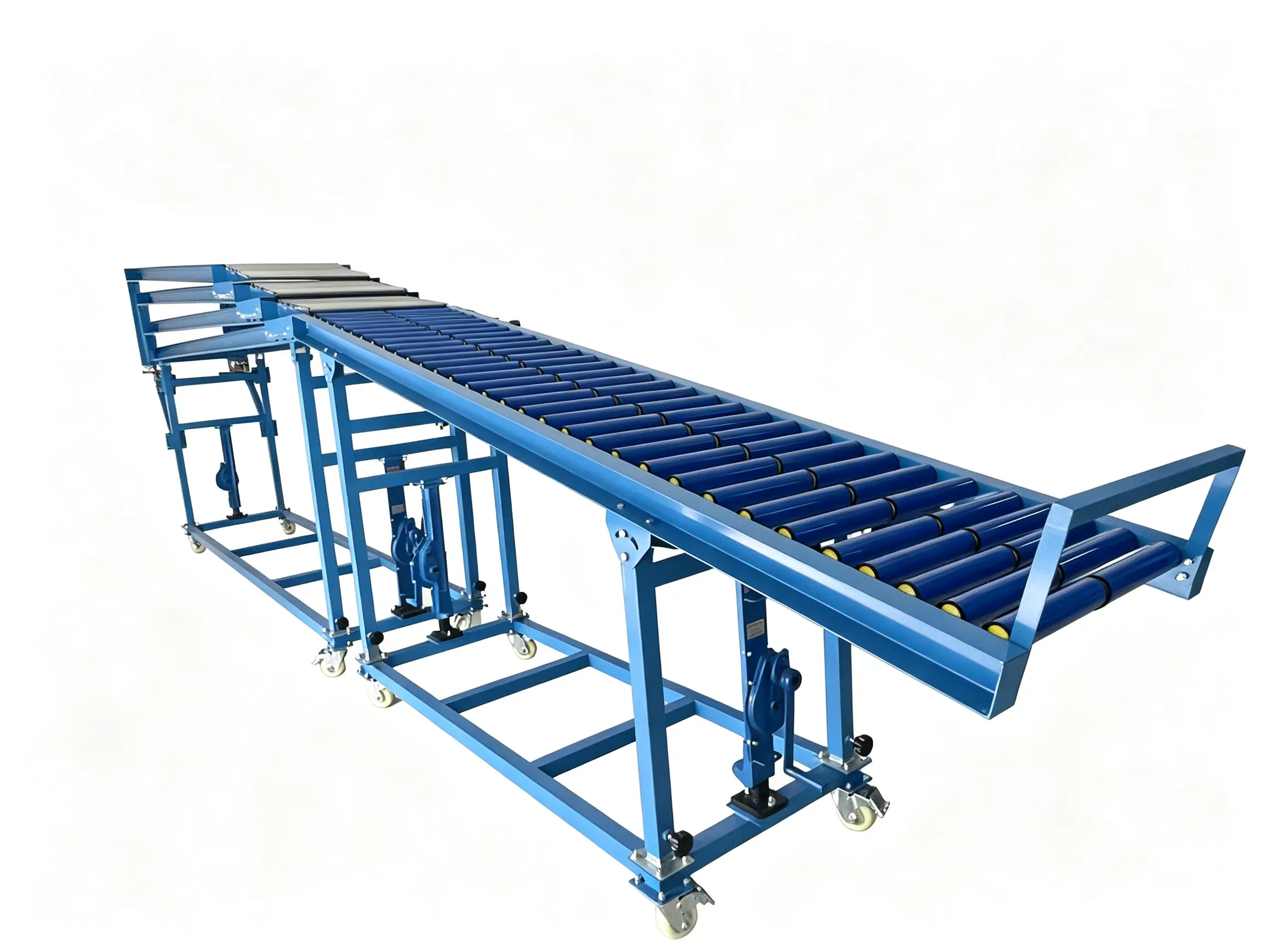 gravity unloading roller conveyor