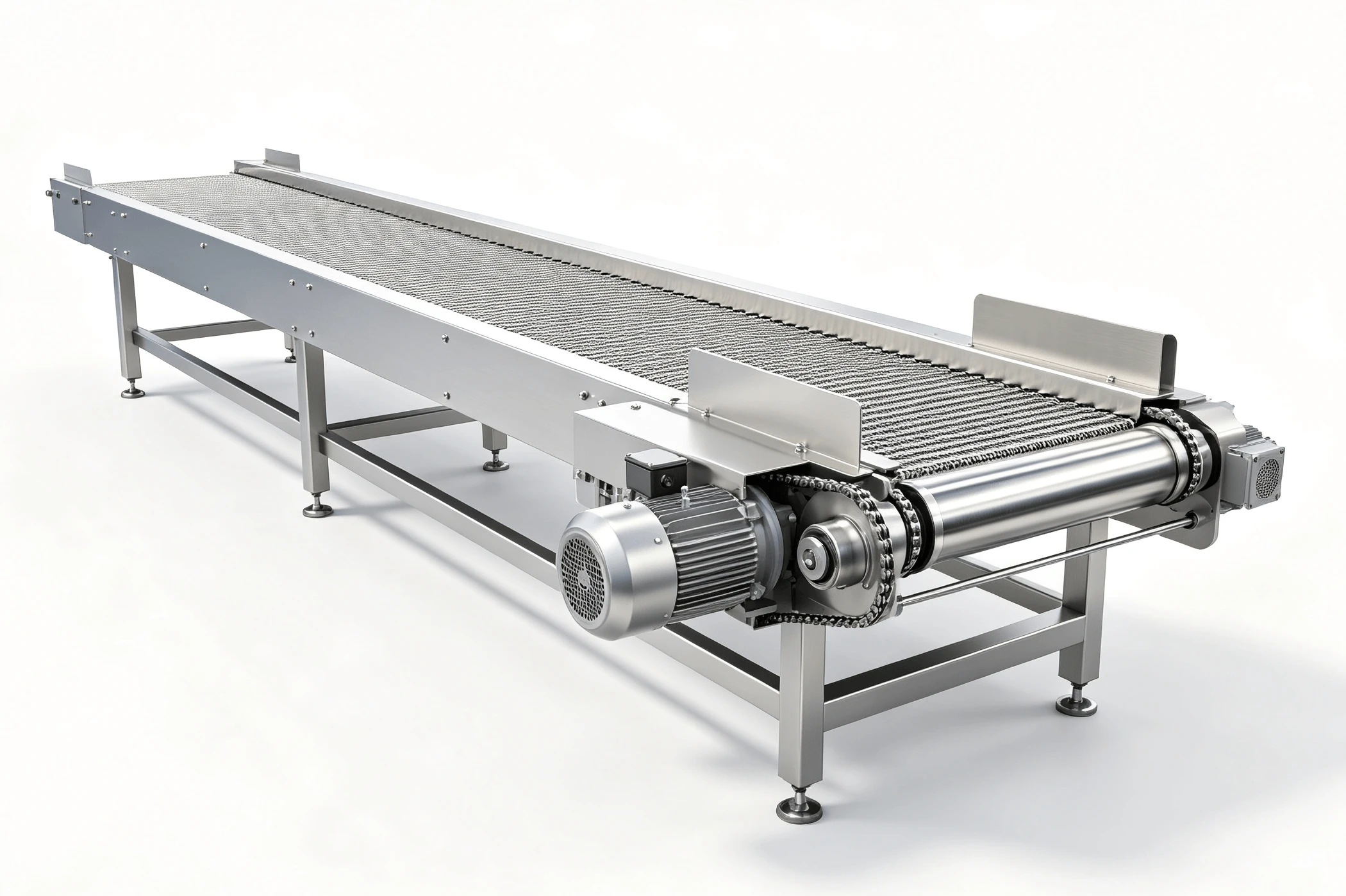stainless steel mesh belt conveyor